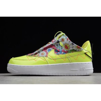 Nike Air Force 1 '07 Se Beyaz / Floresan Yeşil Kaykay Ayakkabı Türkiye - S7W0PD4A